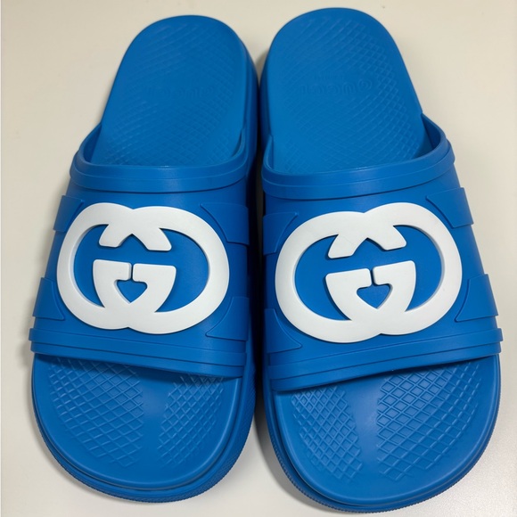 Gucci Interlocking G Rubber Slide - Picture 2 of 7
